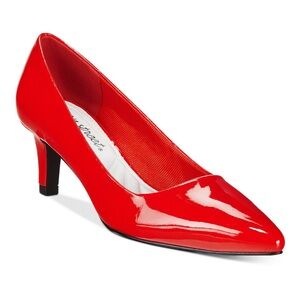 Easy Street Pointe Womens 2” Red Pumps size 9 Brand New in Box